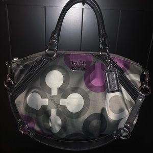 Coach Madison CC Op Art bag! Excellent condition!